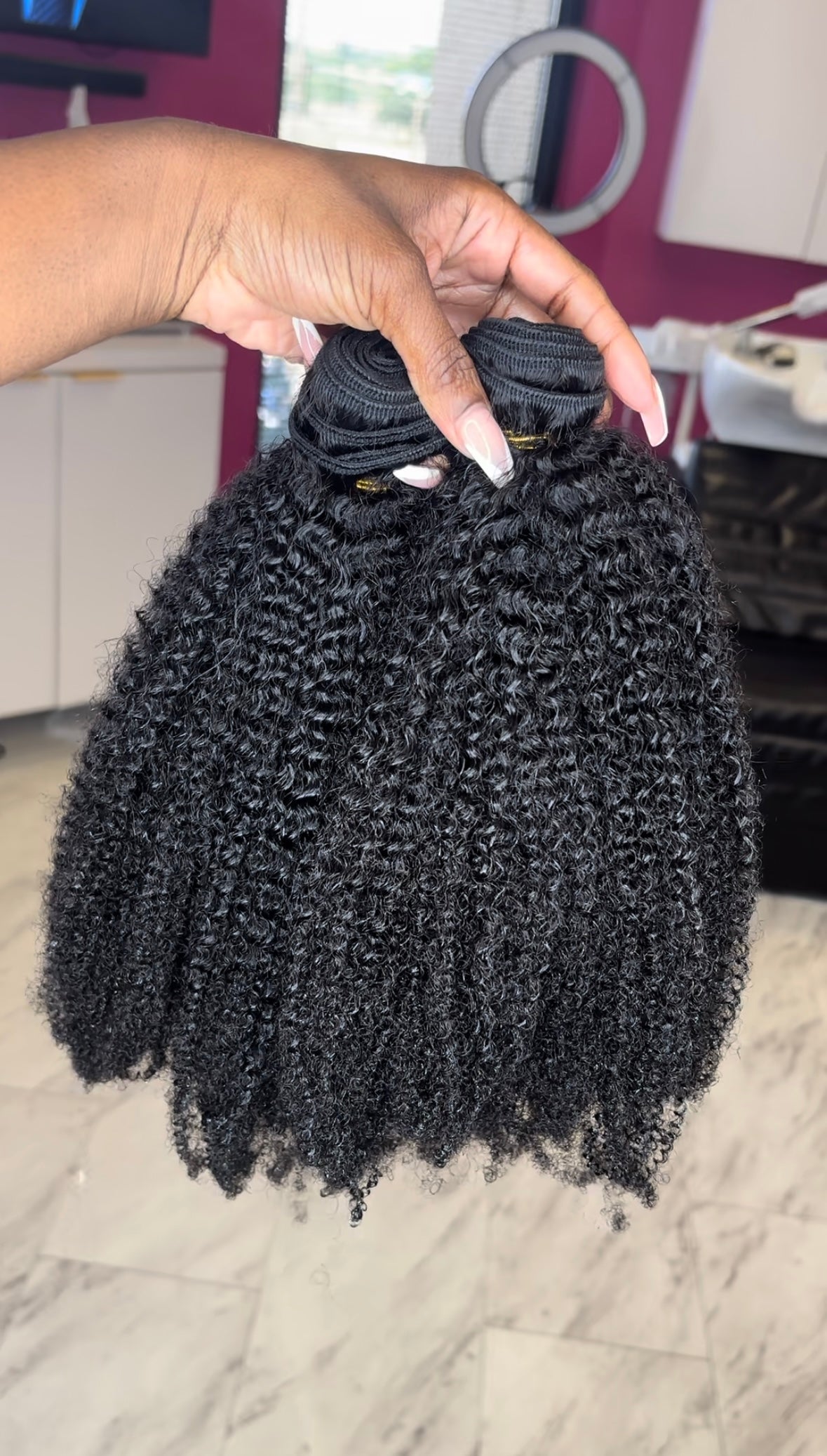 Natural Curly Human Hair Vendor