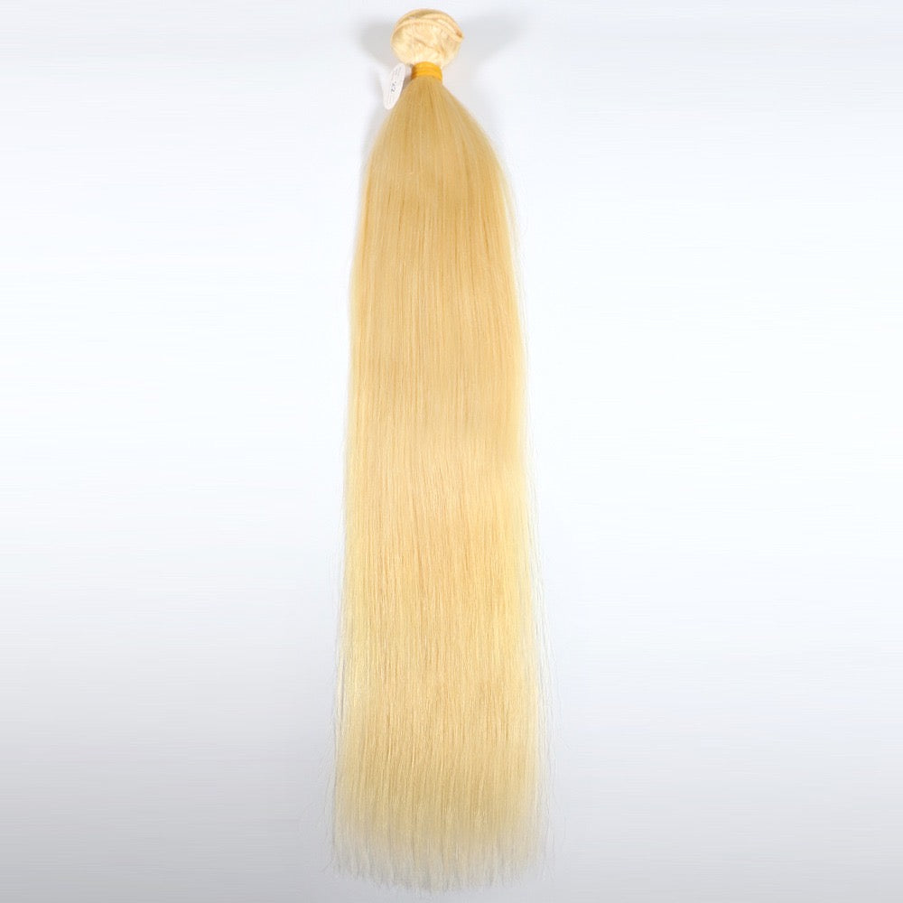 Platinum Blonde Silky Straight Bundle