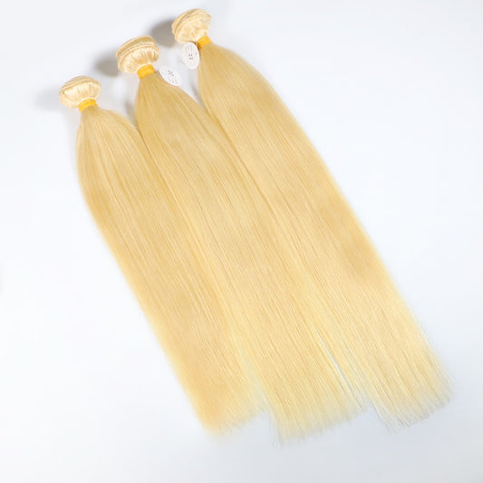 Platinum Blonde Silky Straight Bundle