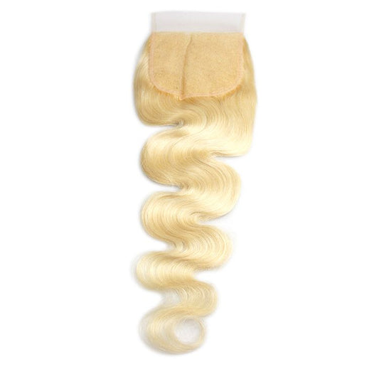 Platinum Blonde Body Wave Lace Closure