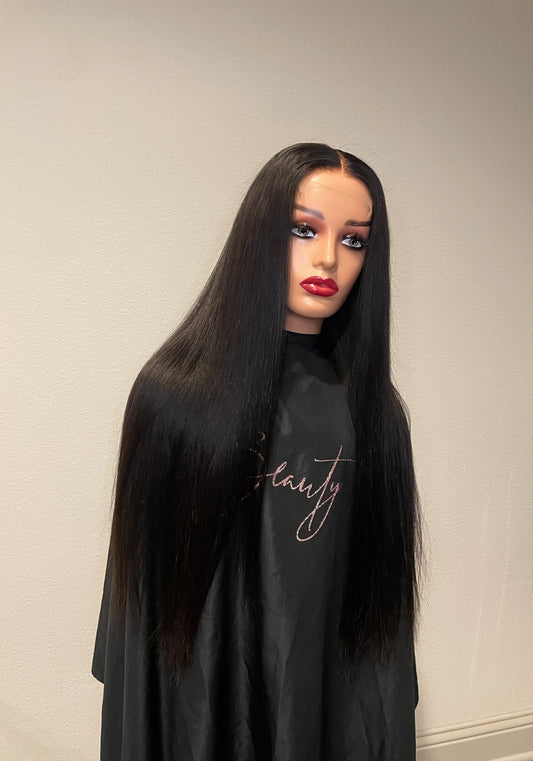 4x4 HD 24" Silky Straight Closure Wig *READY TO SHIP*