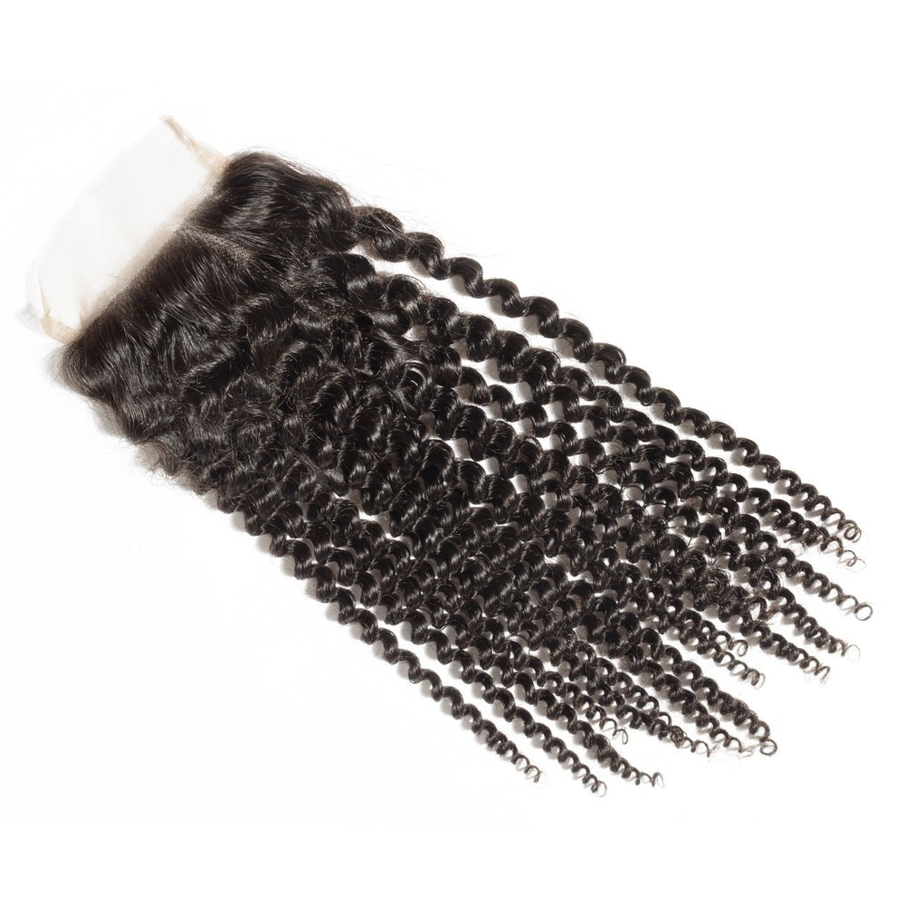 Kinky Curly Lace Closure – Black Beauty The Stylist